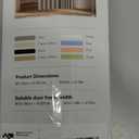 Accordian Door Curtain,Install Adhesive Track 100% Blackout Doorway Curtains,Suitable for Bedroom,Closet,Interior Room Divider,Beige 43" W78" L,1 Piece