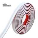 Gaahing Flexible Wall Molding Trim & Chair Rail | Peel and Stick Self-Adhesive Panel Moulding | DIY Home Decor on The Cabinet Door Mirror Frame, 16.4 ft x 1.3 in