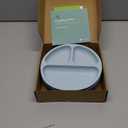 KeaBabies Suction Plates for Baby, Toddler  3Pack 100% Silicone Toddler Plates with Suction, Divided, BPAFree Baby Led Weaning Essentials for Kids, Dishwasher, Microwave Safe, Durable (Alps)