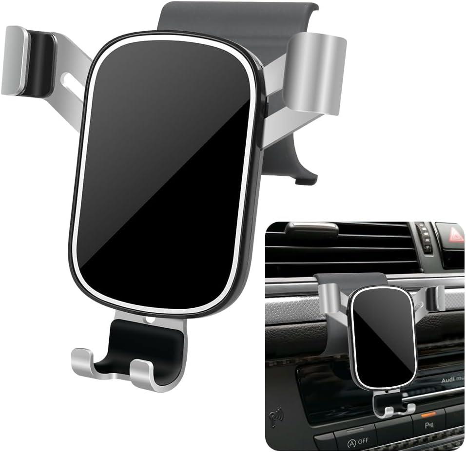 LUNQIN Car Phone Holder for Audi A6 S6 A7 S7 RS6 RS7 2012 2013 2014 2015 2016 2017 2018 Auto Interior Accessories Best Phones Mount Cell Cellphone Mobile Cradle Charging Navigation Bracket Air Vent