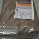 BGment 100% Room Darkening Thermal Insulated Blackout Curtains 54 Inches Long with Liner, Rod Pocket and Back Tab Double Layer Noise Reduce Curtains for Bedroom (52 x 54 Inch, 2 Panels, Taupe)