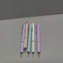 5 Pcs Erasable Gel Pens Retractable Erasable Pens 0.5mm Black Ink Smooth Writing Pen Aesthetic Pen for Women Girls Office School Supplies (5Pcs Black Ink)