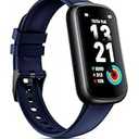 Fitness Tracker Smart Watch, 1.47" Full Touch Health Tracker with 24/7 Heart Rate & Blood Oxygen Monitor, Sleep Tracker, 3ATM Waterproof Step Tracker Activity Tracker for Women Men, Midnight Blue