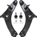 AUQDD 4Pc Suspension Front Lower Control Arm and Ball Joint Compatible With 2016-2017 Su-baru Crosstrek, 2013-2015 XV Crosstrek (Replace # K623560 K623561 20202FJ040 20202FJ050 K9513 20206AJ000)