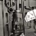 Stark USA 1" Air Impact Wrench Gun Long Shank Pneumatic Truck Mechanics Socket (38mm & 41mm) Set Truck Trailer Heavy Duty Repairs and Maintenance with Carrying Case (Black)