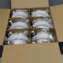 12 Pack 4 Inch LED Can Lights with Night Light, 5CCT Retrofit Recessed Lighting Selectable 2700K-6000K Dimmable, 9W=55W, 630LM Downlight with Metal Smooth Trim - ETL and Energy Star (5CCT+NT-WH)