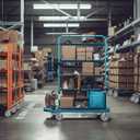 5" Caster Wheels, Heavy Duty Casters Set of 4, Plate Swivel Wheel for Cart Furniture Workbench - Load Capacity 1400Lbs Total(4 Pack Swivel)