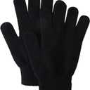 Unisex Winter Knitted Gloves, Cold Weather Knitted Full Finger Gloves Plush Lined Warm Gloves for Men Women