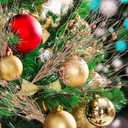 Palonu 26Pcs Rose Gold Artificial Glitter Berry Stems 17 Inch Fake Berry Branch Picks Decorative Glitter Sticks Twigs Christmas Tree Ornaments for DIY Xmas Wreath Vase Holiday Home Dcor