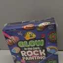 Dan&Darci Kids Rock Painting Kit - Glow in The Dark - Arts & Crafts Gifts for Boys and Girls Ages 6-12 - Craft Activities Kits - Creative Art Toys for 6, 7, 8, 9, 10, 11 & 12 Year Old Kid