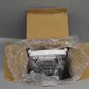 Ourokhome Vegetable Mandolin Slicer, Hand Safe Kitchen Food Shredder with 6 Mandoline Blades, Veggie Waffle Cutter for Potato, Carrot, Zucchini, Onion, Essential Kitchen Gadgets (6 in 1, White)