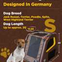 Collapsible Portable Soft Dog Crate-HIGHPI Inflatable Travel Crate for Small Medium Dog, Waterproof Kennel Outdoor Indoor, Safety Foldable Dog Cage for Car Home, Dog Carrier 22" L x 32" W x 25" H