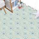 Elffloor Peel and Stick Floor Tile 11.8 in11.8 in Blue Vinyl Flooring Self-Adhesive Waterproof for Kitchen, Bedroom, Living Room, Bathroom,10pcs