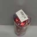 Emopeak 24Pcs Mini Christmas Balls Ornaments for Xmas Tree - 1.2 Inch Small Shatterproof Christmas Tree Decorations Hanging Ball for Holiday Wedding Party Decoration Red