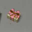 ELLDOO Mini Trinket Box, Bow-knot Gift Box Style Hinged Jewelry Box Vintage Metal Enameled Decorative Box Ring Earrings Jewelry Organizer Gift Box for Women Girls, Pink