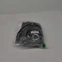 ChrisDowa Small Window Curtains 50 inches Long for Bedroom - Grommet Short Thermal Insulated Room Darkening Curtains for Kitchen (2 Panels, Black, 29 x 50 Inch)