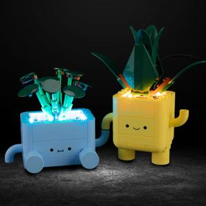 Vaodest Led Light for Lego 10349 Botanical Collection Happy Plants Set,Design and Configuration Compatible with Model 10349 (Led Light Only, Not Building Block Kit)