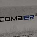 Combier Electric Bidet Toilet Seat Elongated, Wash Dry Soft Close Remote