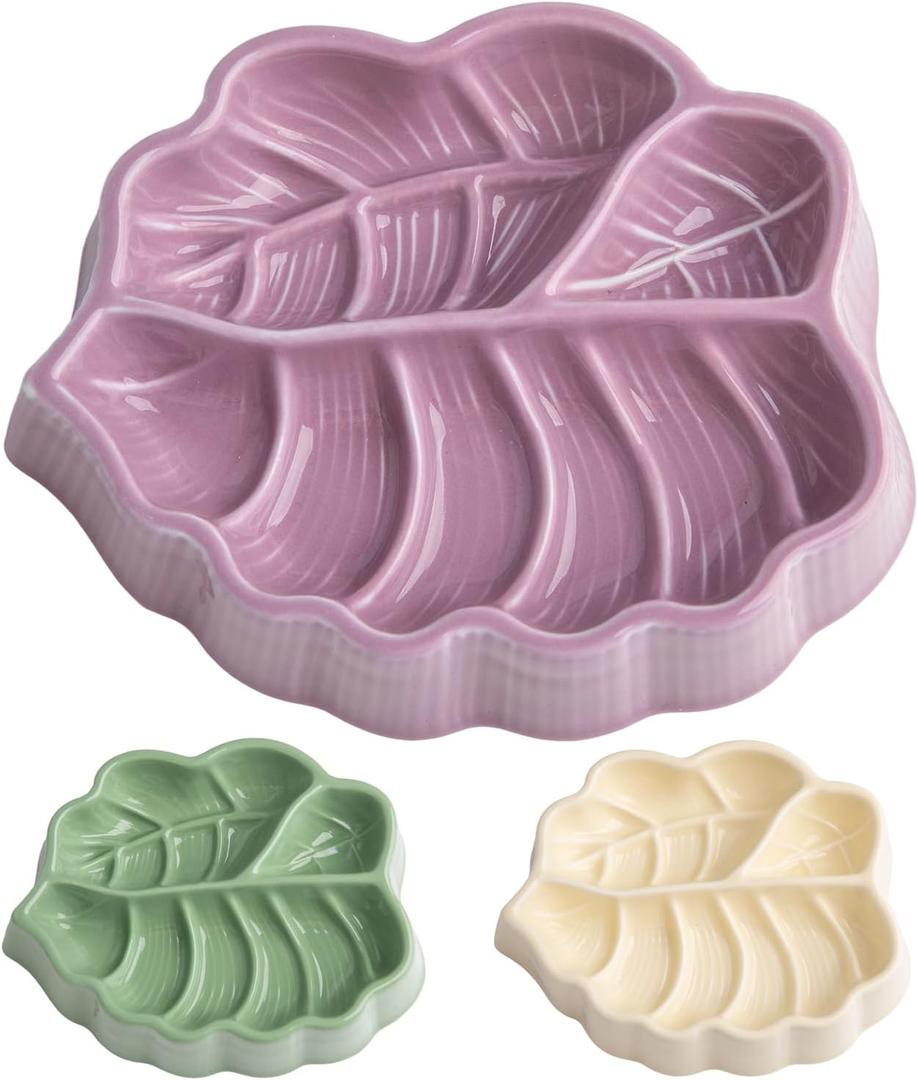 Slow Feeder Dog Bowl, 0.44 Cups Ceramic Dog Food Dish for Fast Eaters Small Breed, Puzzle Bowl for Small Dogs and Cats(Dark Purple)