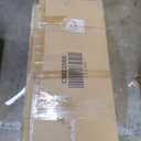 9 ft. Unlit Premium Snow Flocked Hinged Artificial Christmas Tree with Metal Stand