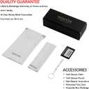 NIDOVIX Polarized Classic Vintage Aviator Sunglasses for Men Women Large Frame Retro 70s Sunglasses (A1 Black/Orange)