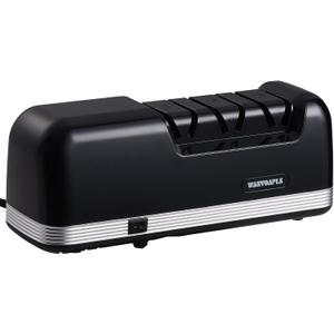 Electric Knife Sharpener - 3 Stage Knife Sharpener for Kitchen Knives with Professional Grade Safety, Offering Fast Sharpening and Polishing, Sharpener is Perfect for Home and Kitchen Use