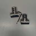 Marine Boat Hand Rail Detachable Tee for 7/8 inch (22 mm) or 1 inch (25.4 mm) Tubing, Heavy Duty 90 Degree 316 Stainless Steel Hinged Handrail Tee Fitting (2-Pack)