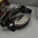 Brentwood Electric Tortilla Maker Non-Stick, 10-inch, Brushed Stainless Steel/Black