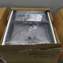 Homeiju Bookshelf, 3 Tier Industrial Bookcase, Metal Small Bookcase, Rustic Etagere Book Shelf Storage Organizer for Living Room, Bedroom, and Home Office(Rustic Brown) Patent Pending D29873033 (Vintage)