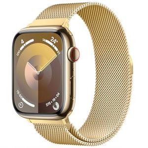 Original Stainless Steel Milanese Loop Compatible with Apple Watch Band 38mm 40mm 41mm 42mm 44mm 45mm 46mm 49mm, Magnetic Clasp Band for iWatch Series 11 10 9 8 7 6 5 4, SE 3 2 1 Ultra3 2, Women & Men