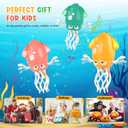 Magic Dancing Octopus Toy, Squid Crawling Toy with LED Light & Music, USB Rechargeable Interactive Baby Toys, Tummy Time Toys for Toddler Boys Girls Birthday (Green)