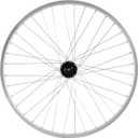 Hiland 26" x 1.75" Alloy Rear Bike Rim for 1.75 to 2.215 Inch Wide Tire, Disc Brake Compatible, Rear MTB Wheel with 7 Speed Freewheel, Bolt On Axle, Bicycle Accessories for Adult Bikes, Silver