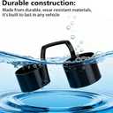 70mm Cup Holder Compatible with RAM Promaster, Non-Slip for Securing Charger Bezel, Tool-Free Installation, Universal Fit for Phones & Large Cups