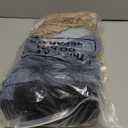 3 Pack Women's Henley T Shirts Curved Hem Crew Neck Short Sleeve Tops Button Loose Fit Summer Casual Blouse (Grass Green, Pink, Blue Gray), Large