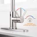 Touchless Kitchen Faucet with Pull Down Sprayer, Motion Sensor Kitchen Faucet with Kitchen Soap Dispenser, Single Kitchen Faucet High Arc Pull Out Faucet for Kitchen Sink RVBrush Nickel