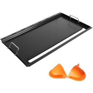 6789 Full Size Griddle Inserts for Weber Genesis II 400 Series Flat Top Grill Plate with Handles for Weber Genesis II E-410 S-410 E-435 S-435 LX E/S-440
