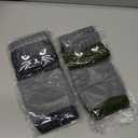 Cvuabsy Fingerless Cat Gloves, Women's Knitted Fingerless Gloves with Cat Embroidery,Gifts for Cat Lovers for Women Thick Warm Winter Gloves with Cat Face Designs 