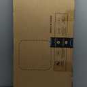 Half Moon Nail Light for Desk with Knob,29 Inches 50W, 180-Degree Illumination, 3 Color Temperature Adjustable & Dimmable for Beauty Salon Eyelash Desk Lamp, Manicure Nail Art Fill Light (White)