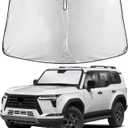 EcoNour Windshield Sunshade Compatible for Lexus GX550 2024 2025 | Sun Visor for Front Windshield & Window Sun Shade Cover, UV Heat Blocker & Protector, Car Accessories