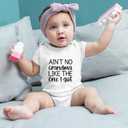 SproutJoy Grandma Bodysuit for Baby Grandma Baby Clothes I Love My Grandmas Loves Me Babies Clothes 6M
