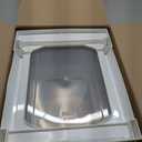 IRIS USA Plastic Drawer Storage Organizer Rolling Cart, with Wheels Casters, 7-Drawers, for Art Craft Supplies Bathroom Dorm Bedroom Laundry Room, White/Clear