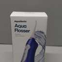 AquaSonic Water Flosser - Cordless Rechargeable Water Flossers for Teeth Cleaning - Waterproof Aqua Flosser, Portable Oral Irrigator for Dental Cleaning with 5 Jet Tips  Braces Home Travel (Sapphire Blue)