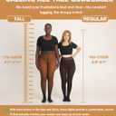 MERYLURE Fleece Lined Tights Women Fake Translucent Winter Warm Thick Pantyhose Thermal Sheer Leggings for All Skin Tone (Honey)