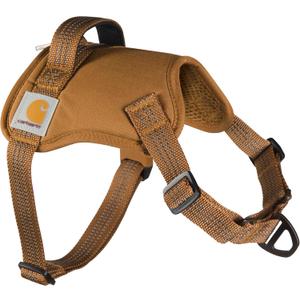 Carhartt Nylon Duck No Pull Dog Harness, Fully Adjustable Dog Harness with Quick Control Handle and Reflective Accents, Carhartt Brown, Small