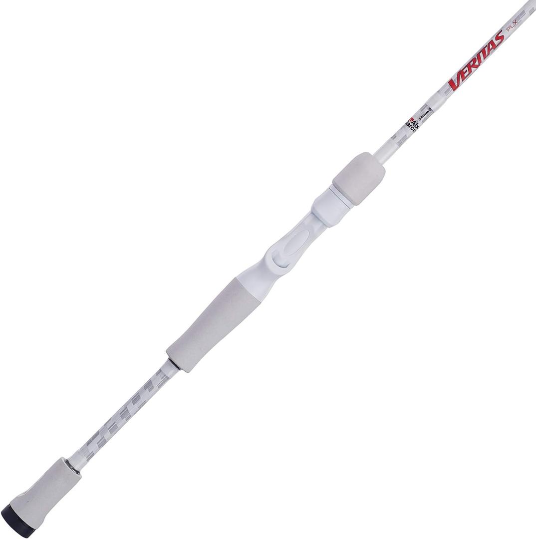 Abu Garcia Veritas Casting BFS Fishing Rod, Balanced and Lightweight Rod, Powerlux 100 Construction, Custom Ergonomic Reel Seat (6'6" - MH - 1pc - Moderate Fast) Abu Garcia Veritas Casting BFS Fishing Rod, Balanced and Lightweight Rod, Powerlux 100 Construction, Custom Ergonomic Reel Seat (6'6" - MH - 1pc - Moderate Fast)
