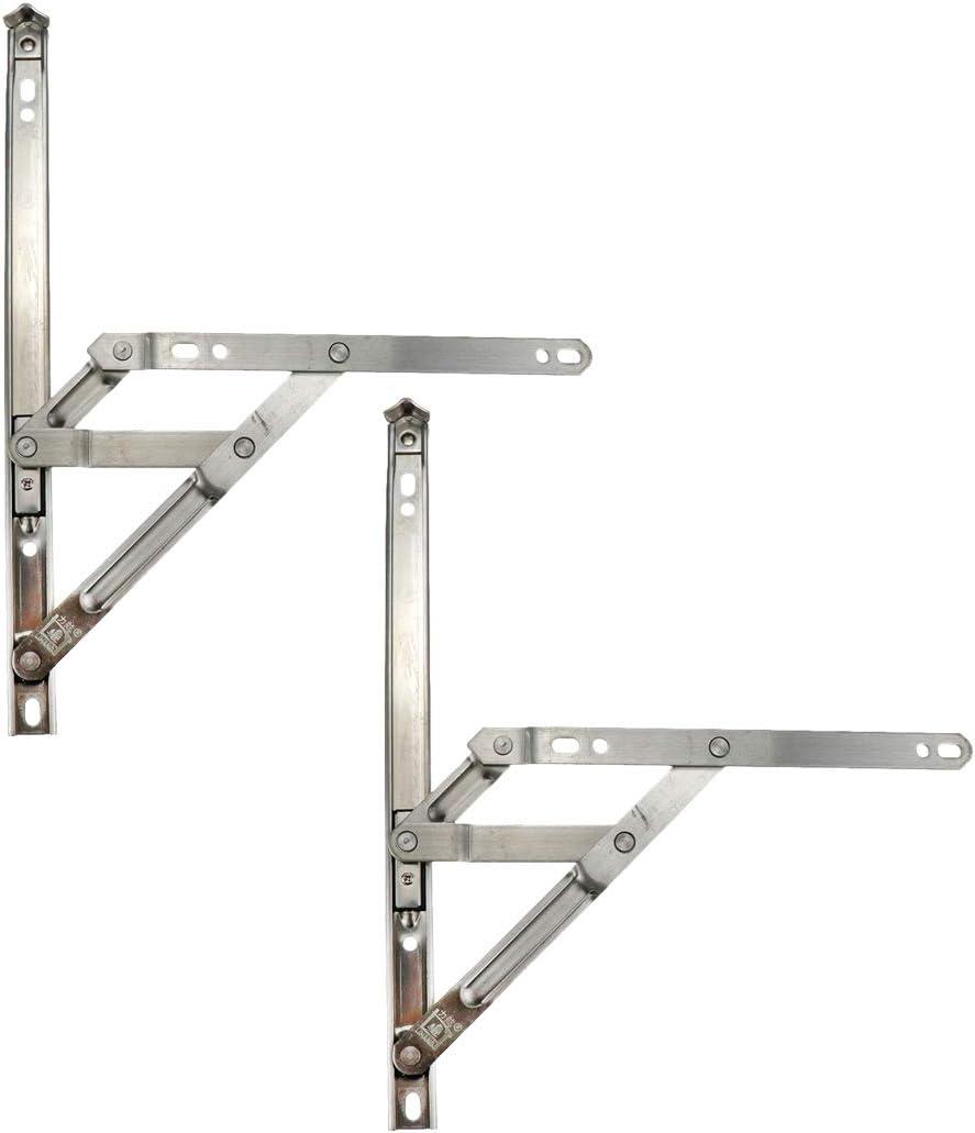 Casement Window Hinges 12 Inch Stainless Steel Friction Stay Hinges - 2pcs Casement Window Hinges 12 Inch Stainless Steel Friction Stay Hinges - 2pcs