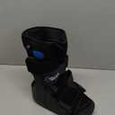 United Ortho USA14115 Short Air Cam Walker Fracture Boot, Medium, Black