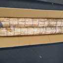 2 Pack 47" W x 71" H Retro Roll Up Shade for Windows Natural Reed Shades for Patio Window Shades