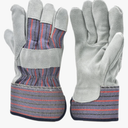 4 Pair Pack Leather Palm Work Gloves Cowhide Leather Suede Finish A Grade Premium L