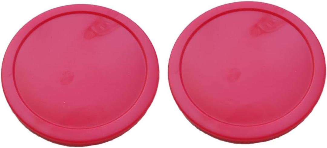 3.25-Inch (82mm) Heavy-Duty Air Hockey Pucks - Set of 2/5 - Durable 7mm Thick Pucks for Standard & Commercial Air Hockey Tables - Smooth & Fast Gameplay